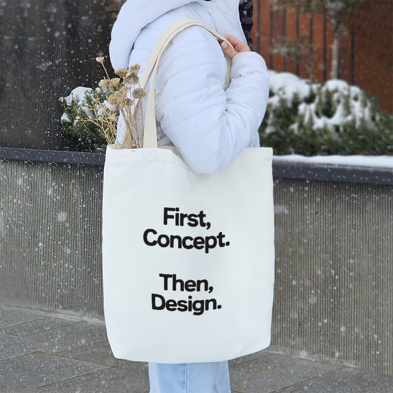 ساک خرید پارچه ای خندالو طرح دیزاین مدل توت بگ کد 6866