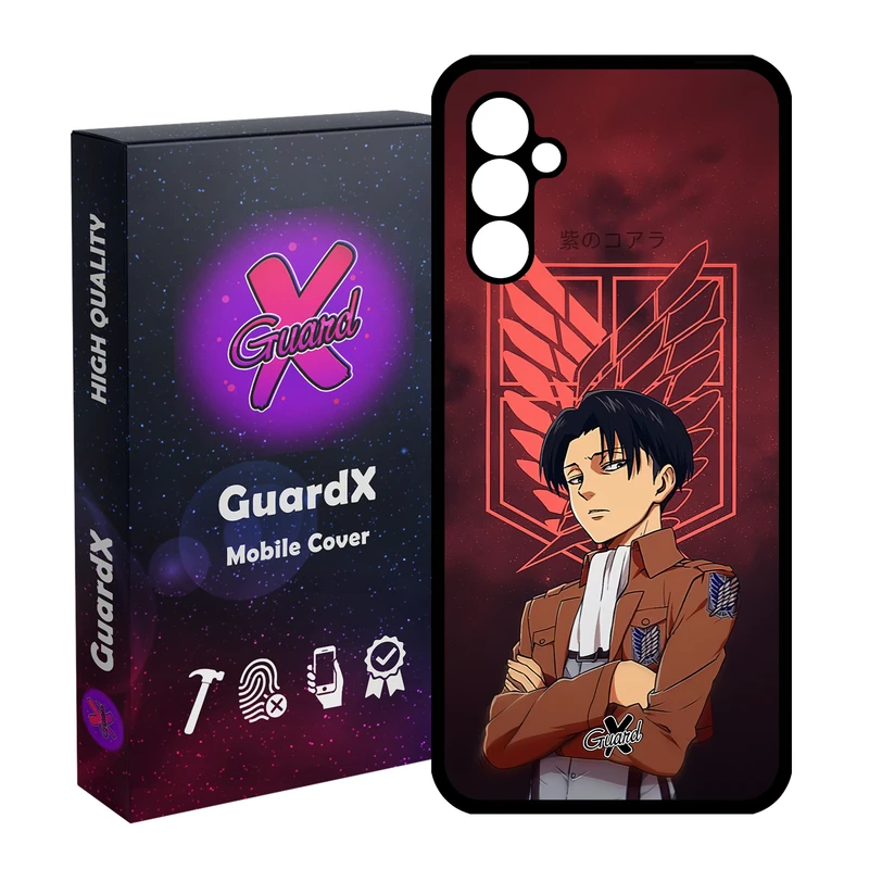کاور گارد ایکس طرح Levi Anime مدل Glass10478 مناسب برای گوشی موبایل سامسونگ Galaxy A24/A24 4G/M34 5G