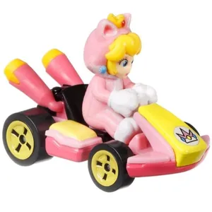 ماشين بازي هات ويلز مدل MARIOKART CATPEACH