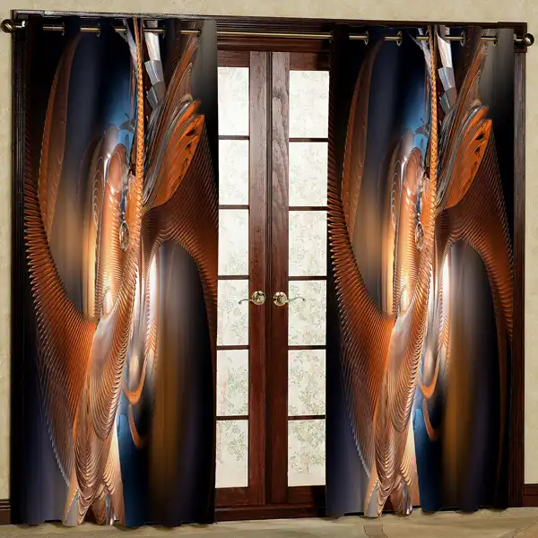 پرده مدل پانچی کد 5782 سایز 280x140 سانتی متر