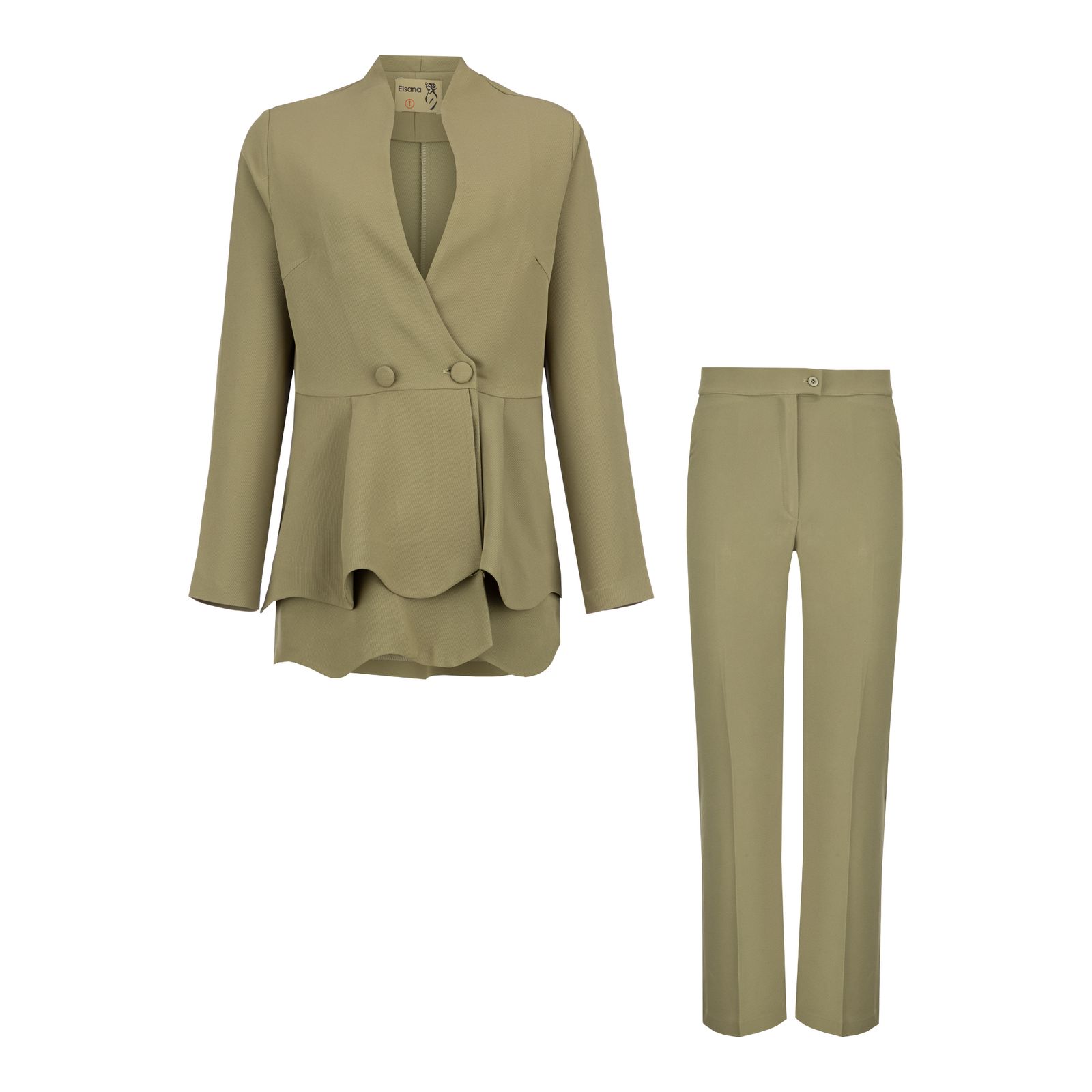 ست کت و شلوار زنانه السانا مدل بهارک کد 214579 -  - 11