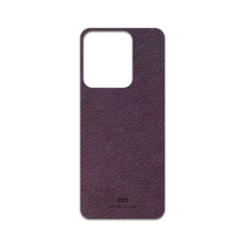 برچسب پوششی ماهوت مدل Purple-Leather مناسب برای گوشی موبایل شیائومی Redmi 13x