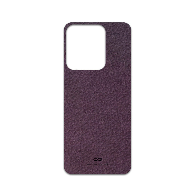 برچسب پوششی ماهوت مدل Purple-Leather مناسب برای گوشی موبایل شیائومی Redmi 13x