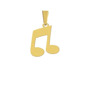 آویز گردنبند هایکا مدل نت موسیقی کد a.h 159