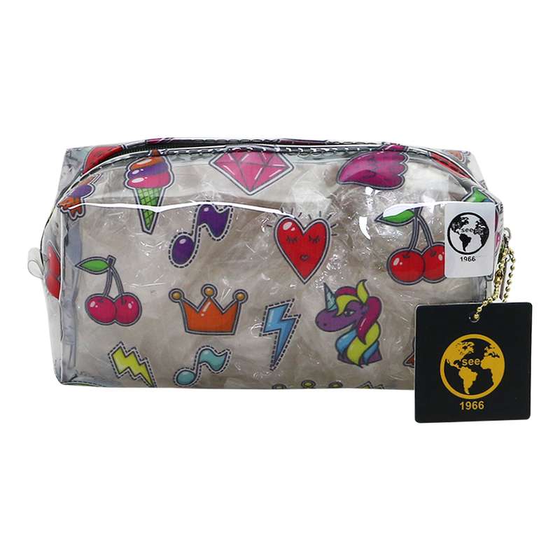 کیف لوازم آرایش زنانه سیی مدل طلقی میوه ای کد 1478