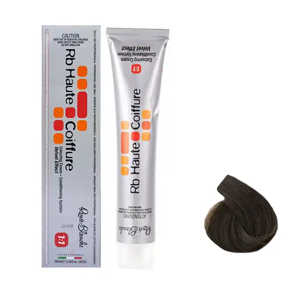 رنگ مو رنه بلانش سری RB HAUTE شماره 5.38CH حجم 100 میلی لیتر رنگ شکلاتی قهوه ای روشن