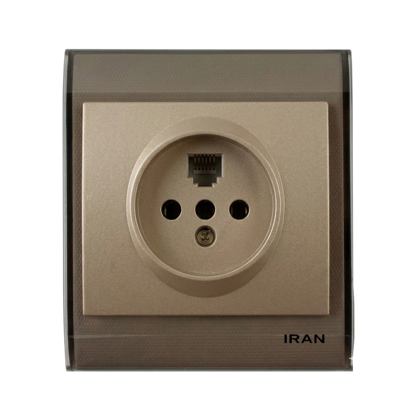 پریز تلفن ایران الکتریک مدل 2008