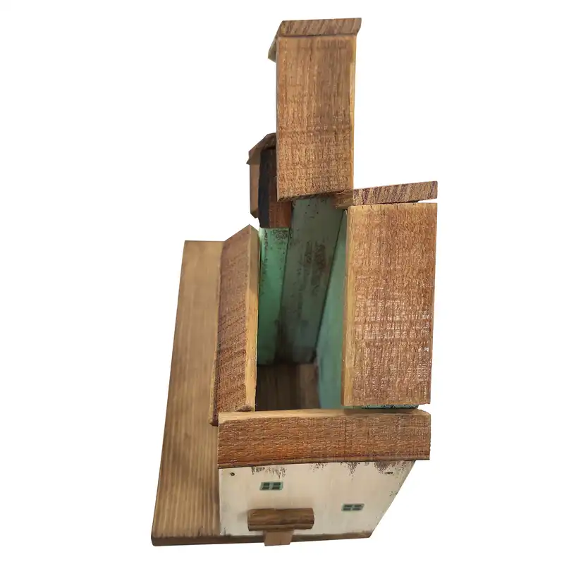 جامدادی رومیزی مدل چوبی دهکده رویایی کد j3286