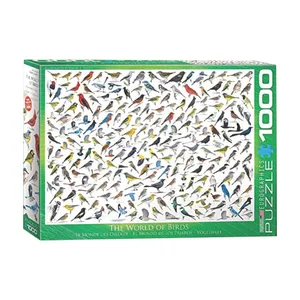 پازل 1000 تکه یوروگرافیکس پازلز مدل The World of Birds كد 60000821