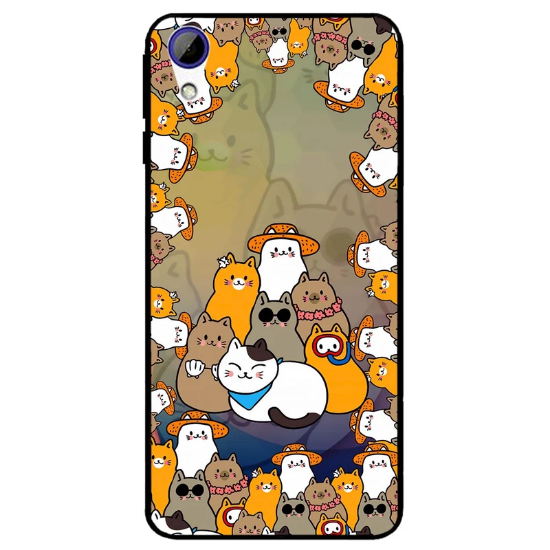 کاور مگافون طرح گربه مدل 7717 مناسب برای گوشی موبایل اچ تی سی Desire 828