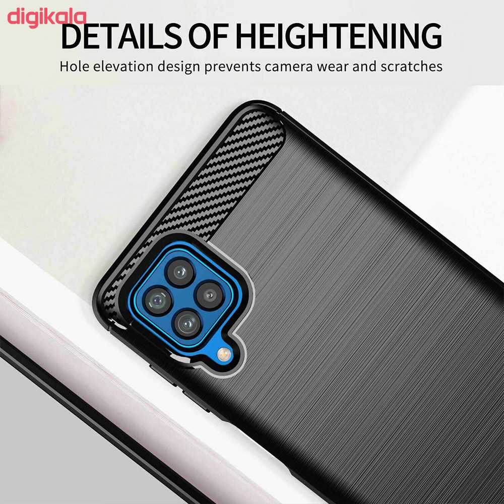 کاور جیتک مدل Rugged Carbon مناسب برای گوشی موبایل سامسونگ Galaxy F62/M62 main 1 2