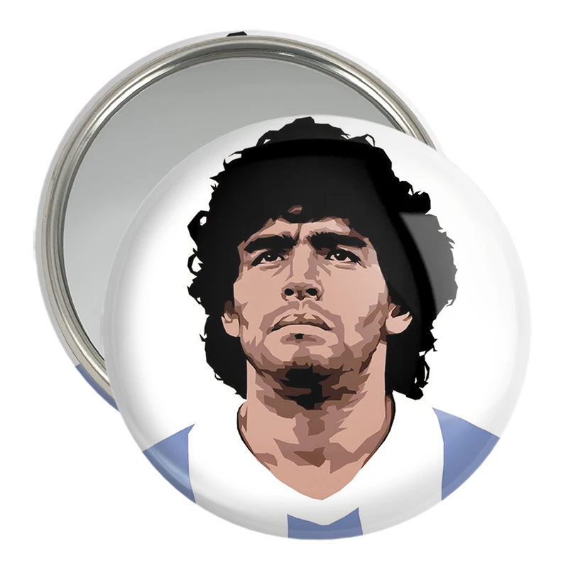 آینه جیبی خندالو مدل مارادونا  کد 2123