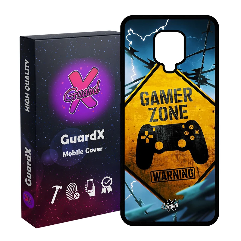 کاور گارد ایکس طرح Gamer مدل Glass10015 مناسب برای گوشی موبایل شیائومی Redmi Note 9S / Note 9 Pro / Note 9 Pro Max