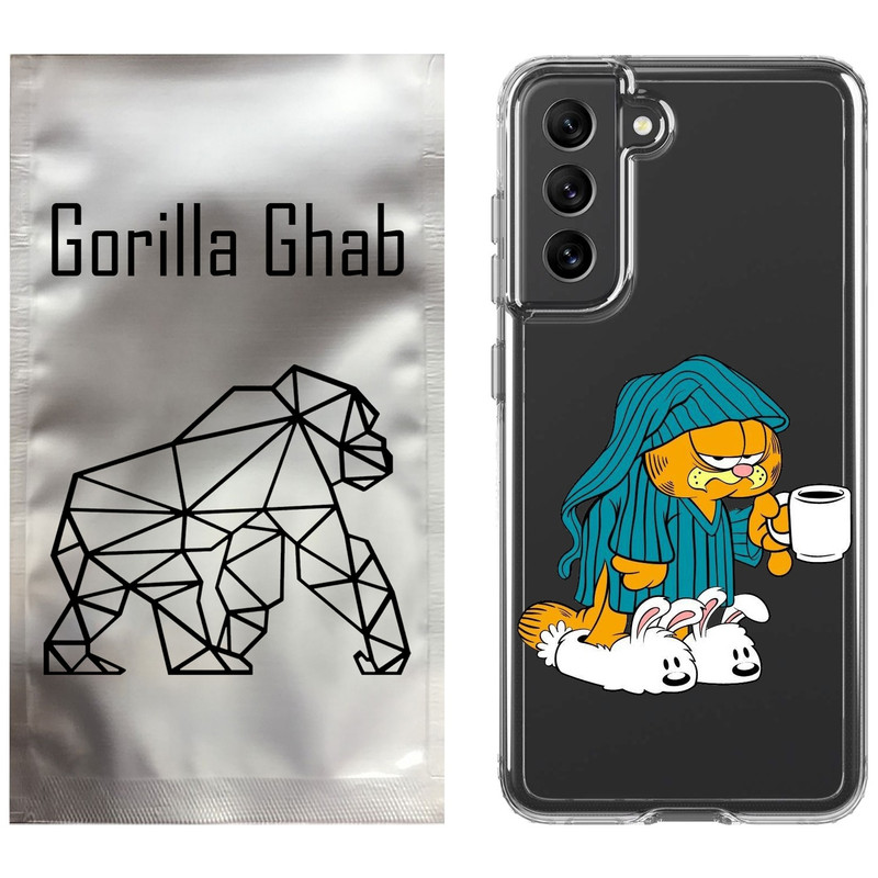 کاور گوریلا قاب مدل CLG کد 72 طرح گارفیلد مناسب برای گوشی موبایل سامسونگ Galaxy S21 FE