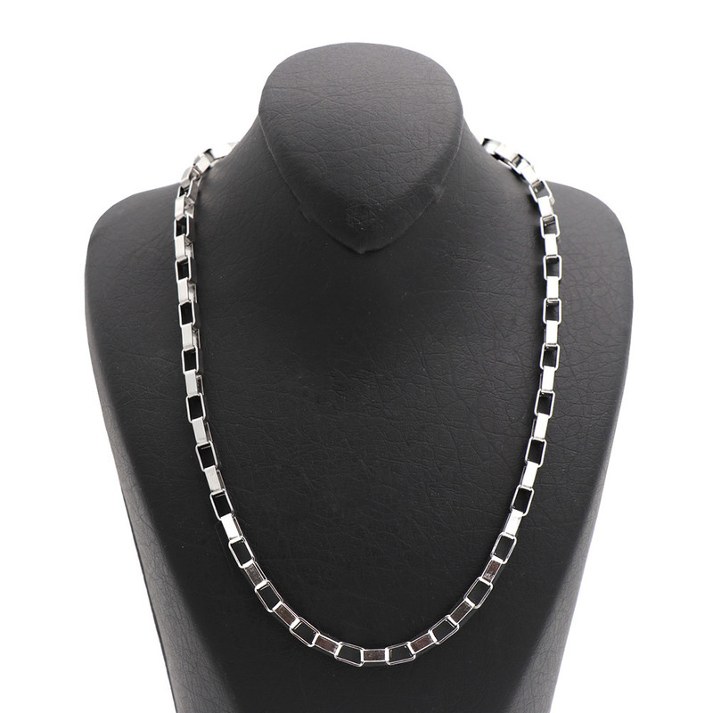 زنجیر مردانه مدل مکعبی کد 15137