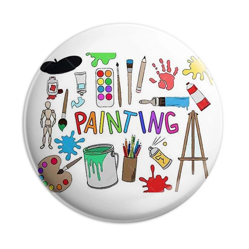  مگنت پرمانه طرح نقاش کد pmag.5813