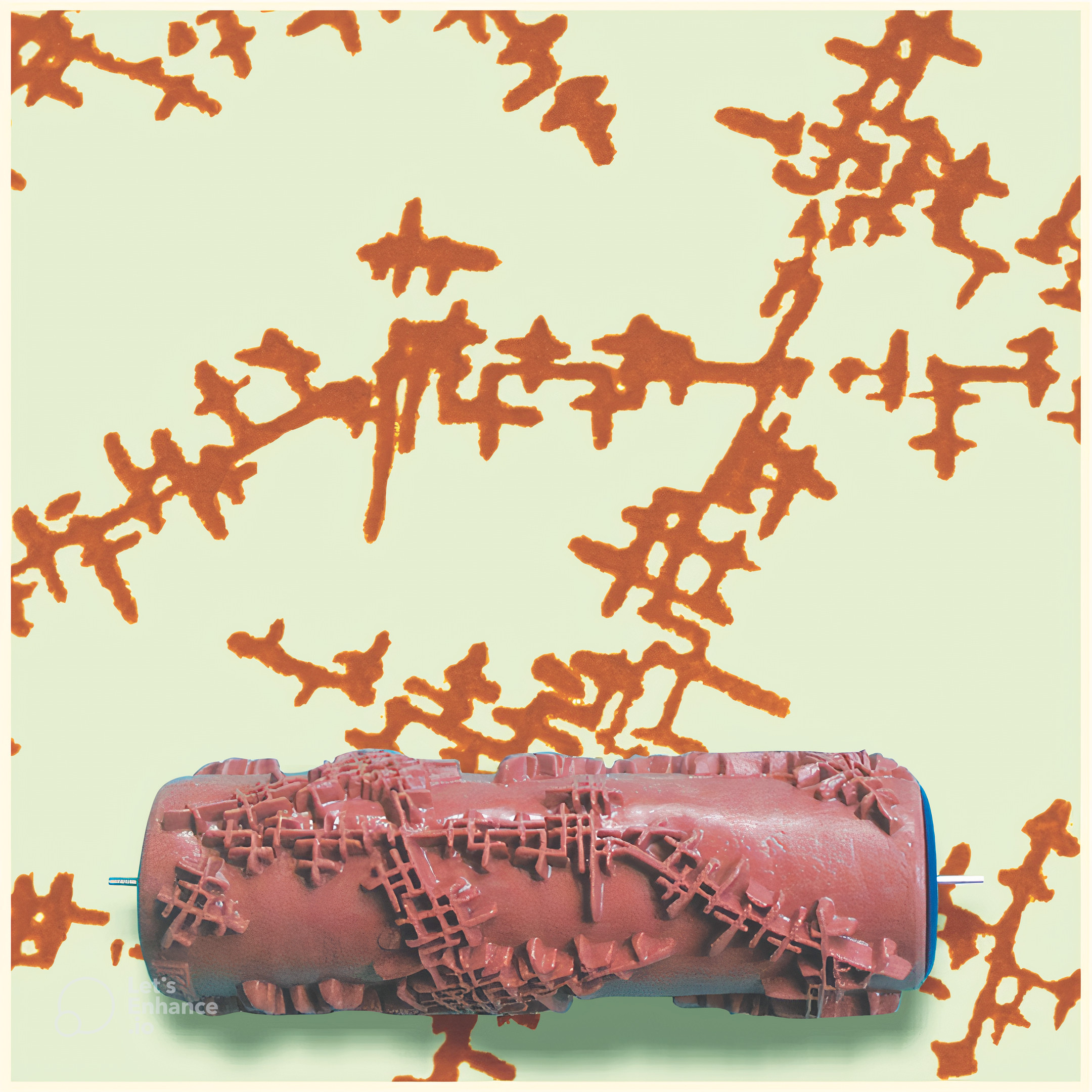 غلتک نقاشی مدل GR27 سایز 6 اینچ