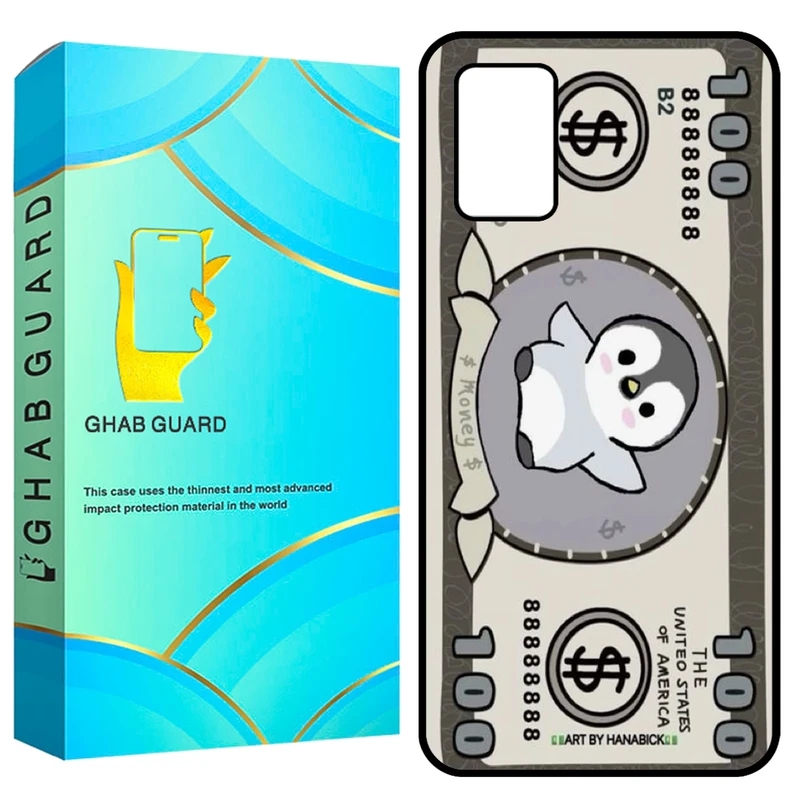 کاور قاب گارد طرح پنگوئن مدل GCHPA03S مناسب برای گوشی موبایل سامسونگ Galaxy A02s / M02s / A03s  