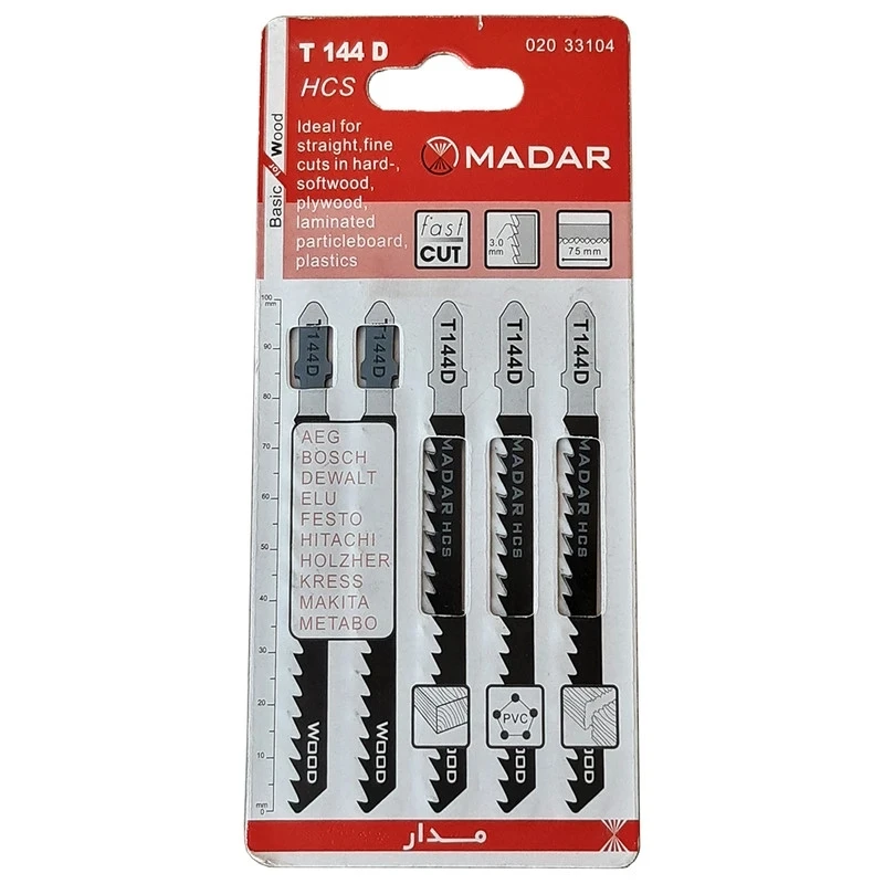 تیغه اره عمود بر چوب بر مدار مدل AJ-MDR-T118A مجموعه 5عددی