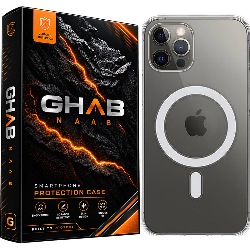 کاور قاب ناب مدل مگسیف دار مناسب برای گوشی موبایل اپل IPhone 12 Pro Max
