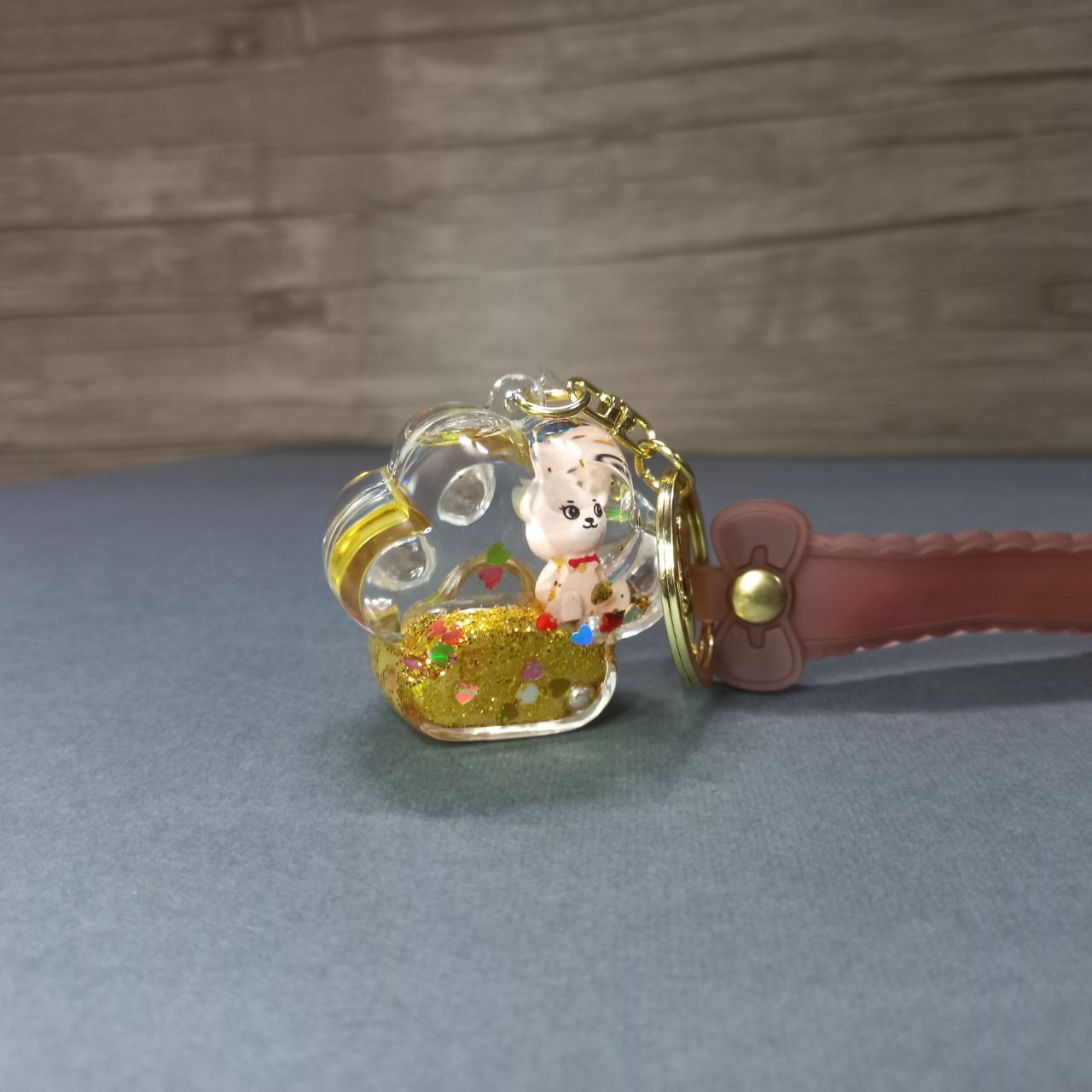 جاکلیدی دخترانه مدل آکواریومی طرح پنجه کد 01