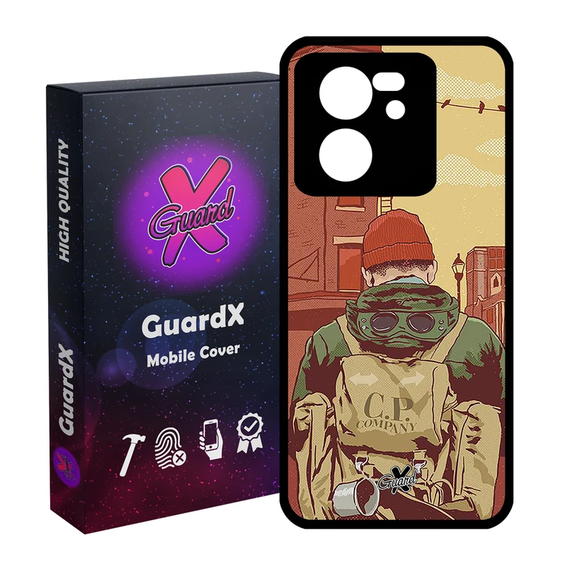 کاور گارد ایکس طرح Man مدل Glass10348 مناسب برای گوشی موبایل شیائومی 13T/13T Pro/Redmi K60 Ultra