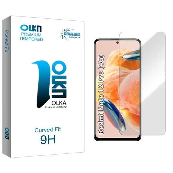 محافظ صفحه نمایش کولینگ مدل Olka مناسب برای گوشی موبایل شیائومی Redmi note 12 Pro 4G