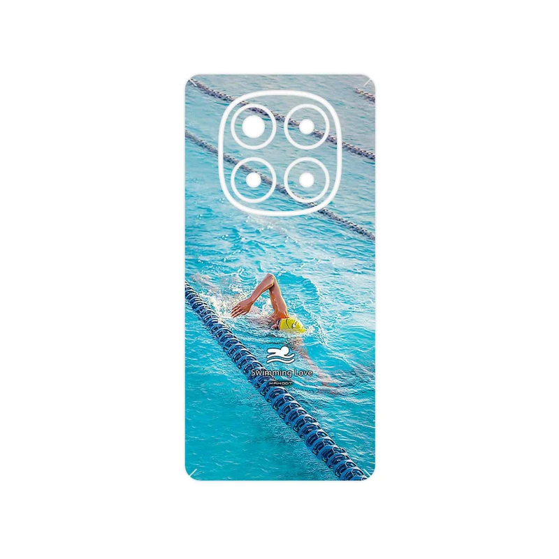 برچسب پوششی ماهوت مدل Swimming مناسب برای گوشی موبایل شیائومی Redmi Note 14 Pro 4G