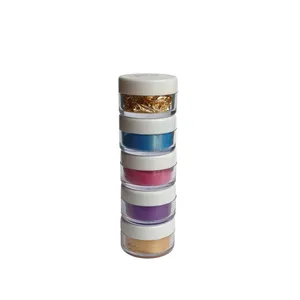 پودر رنگ رزین اپوکسی پارلا مدل mica pearl وزن 50 گرم بسته 5  عددی