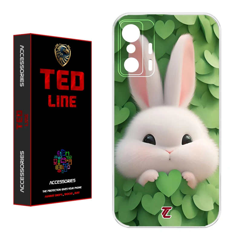 کاور تد لاین طرح خرگوش پشمالو 1109 مناسب برای گوشی موبایل شیائومی Mi 11T / 11T Pro