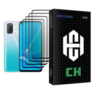 Ricomm CH Glass MIX004 Screen Protector For Oppo A92 Pack Of 4