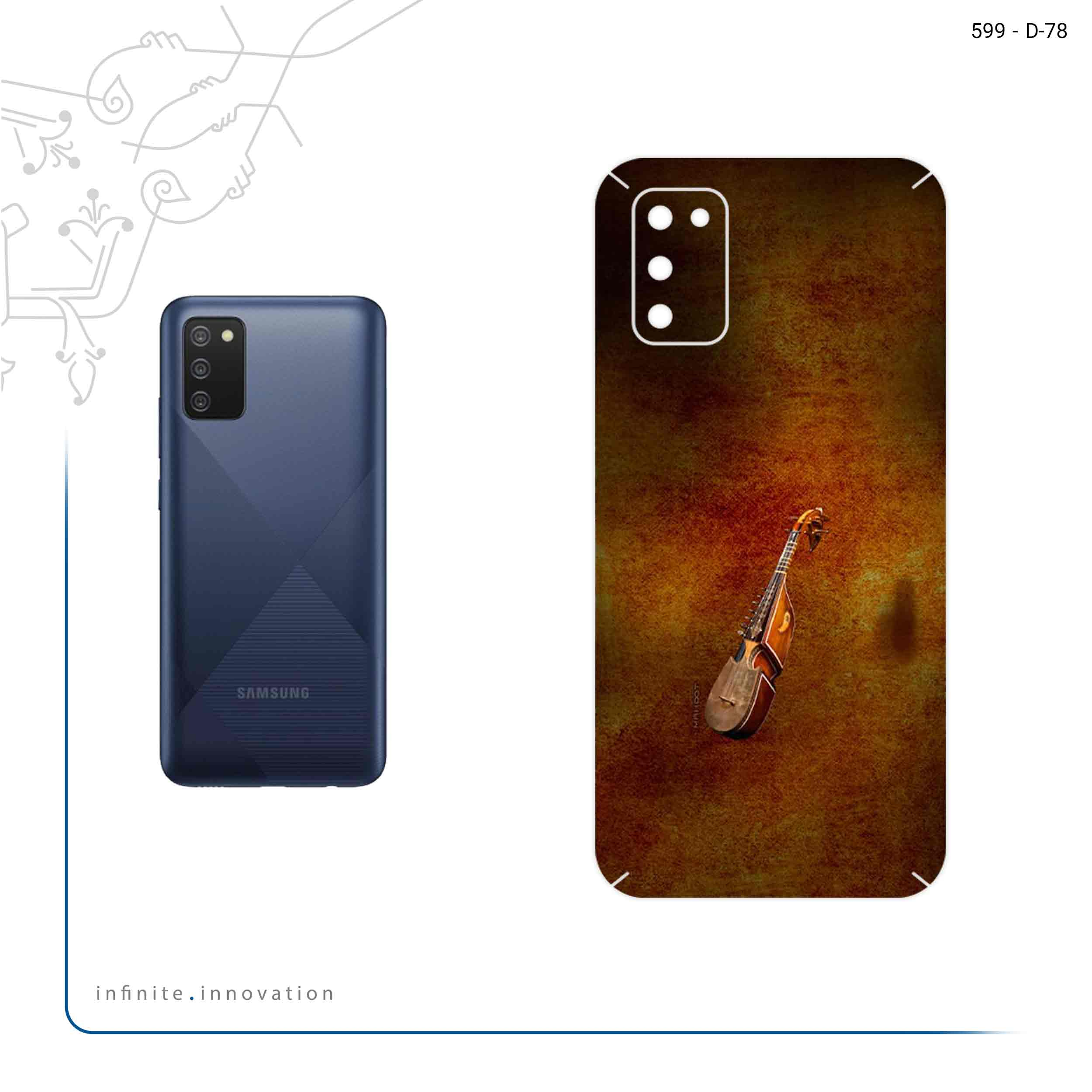 برچسب پوششی ماهوت مدل Rabab مناسب برای گوشی موبایل سامسونگ Galaxy A02S