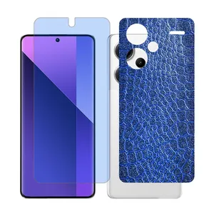 Glass Together model matte anti blue Screen Protector Suitable for Xiaomi Redmi Note 13 Pro Plus Mobile Phone with Back cover sticker