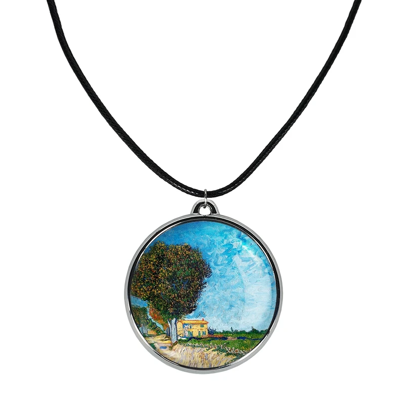 گردنبند خندالو مدل ونسان ونگوگ (Van Gogh) کد 3682536826