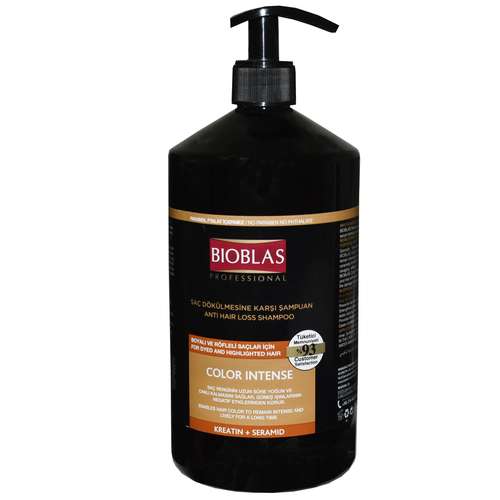 شامپو ضد ریزش مو بیوبلاس مدل COLOR INTENSE حجم 1000 میلی لیتر 
