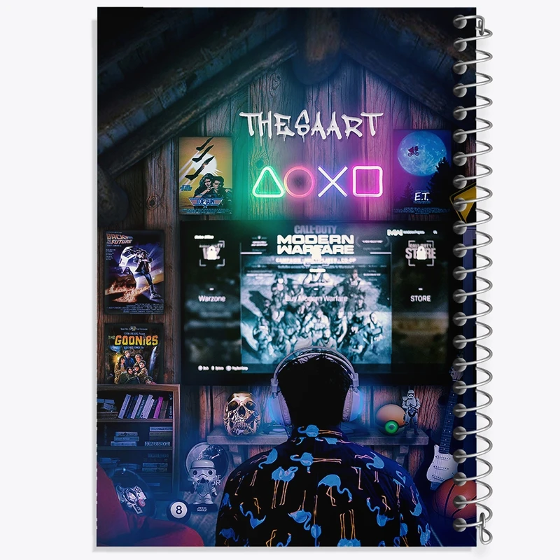 دفتر لیست خرید 50 برگ خندالو طرح Game کد F2492