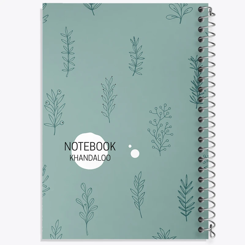 دفتر مشق 50 برگ خندالو طرح مینیمال کد N625