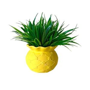 گلدان به همراه گل مصنوعی مدل لوتوس کد 815