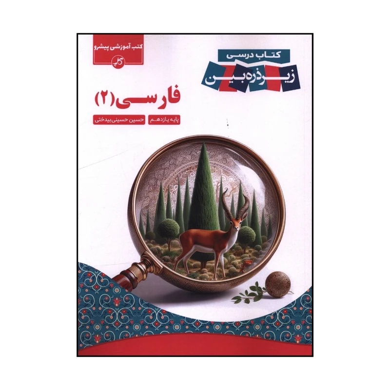 کتاب فارسي  يازدهم زير ذره بين اثر حسين حسيني بيد ختی انتشارات زیر ذره بین