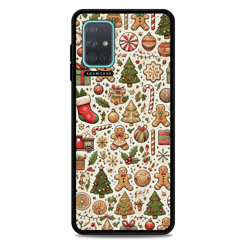 کاور آکام مدل AMC-WSGA71-CHRISTMAS-21 مناسب برای گوشی موبایل سامسونگ Galaxy A71