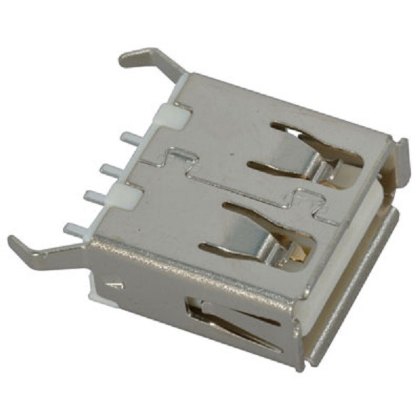 کانکتور مادگی مدل USB A F ST بسته دو عددی کانکتور مادگی مدل USB A F ST بسته دو عددی