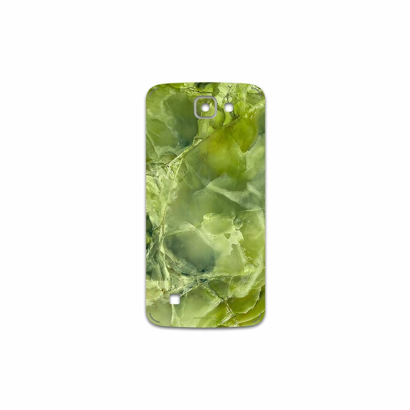 برچسب پوششی ماهوت مدل Green Crystal Marble مناسب برای گوشی موبایل ال جی K4
