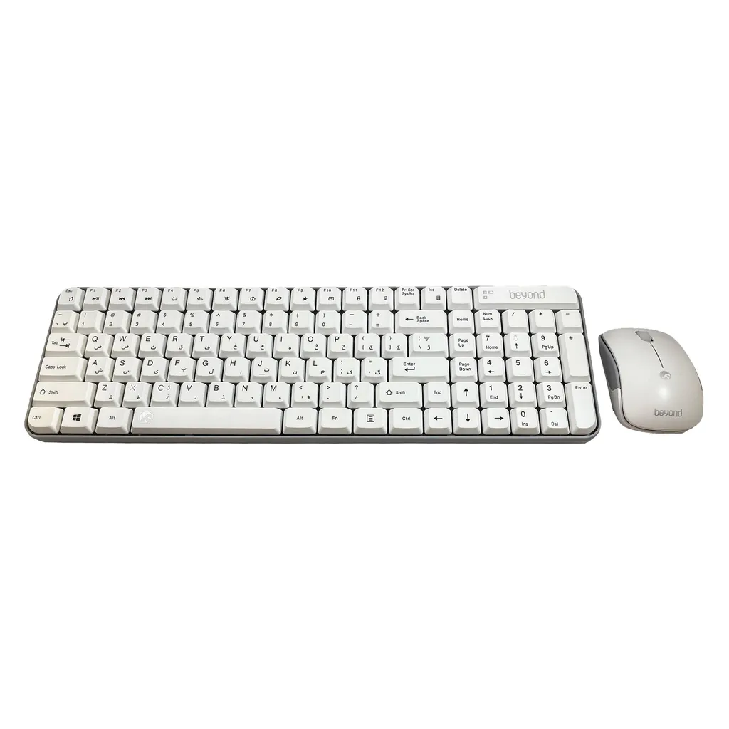 کیبورد و ماوس بی سیم بیاند مدل BMK-2261RF، سوییچ ممبران، Compact 1800