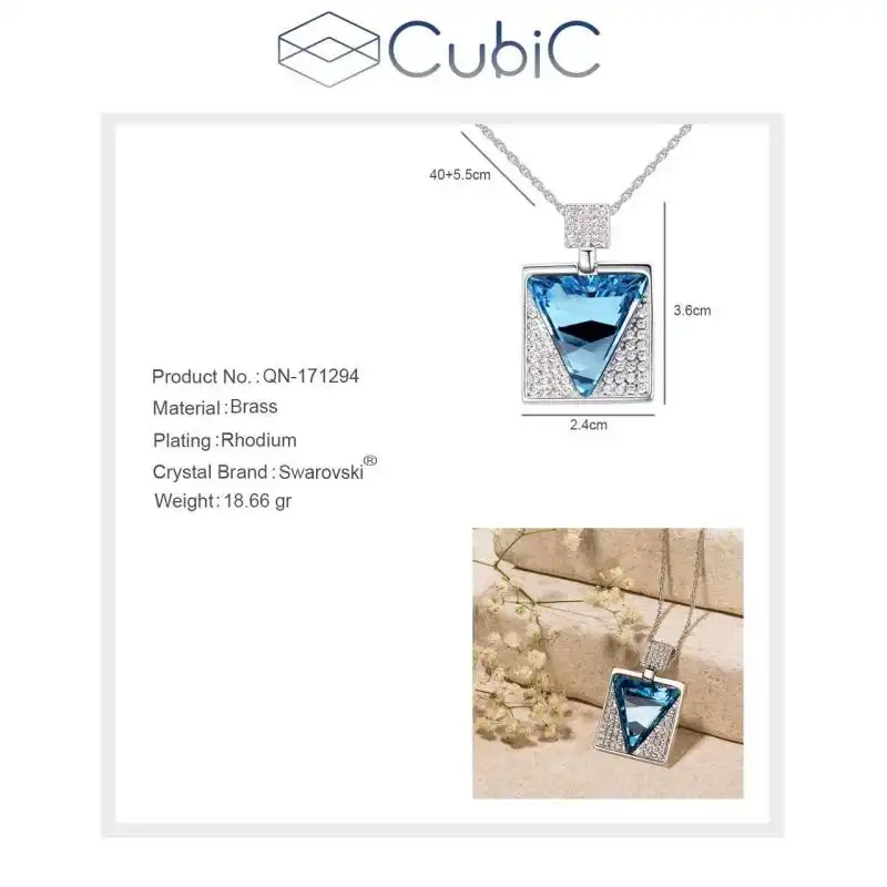 گردنبند زنانه کوبیک مدل QN-171283