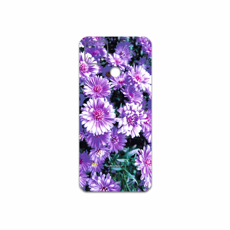 برچسب پوششی ماهوت مدل Purple-Flower مناسب برای گوشی موبایل ریلمی C25s