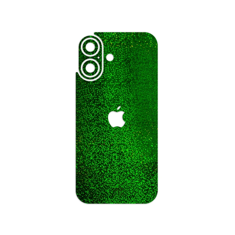 برچسب پوششی ماهوت مدل Green-Holographic مناسب برای گوشی موبایل اپل iPhone 16