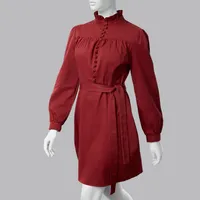 پیراهن یقه ایستاده زنانه ترندیول مدل 834825329