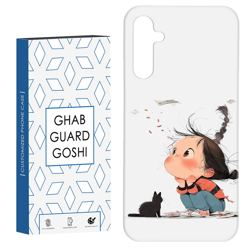 کاور قاب گارد گوشی طرح دختر ملوس کد Dimo-965 مناسب برای گوشی موبایل سامسونگ Galaxy A54