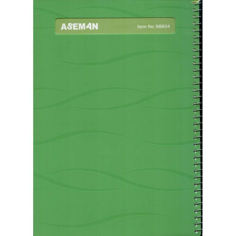 دفتر مشق 100 برگ آسمان مدل پنجره ای PP