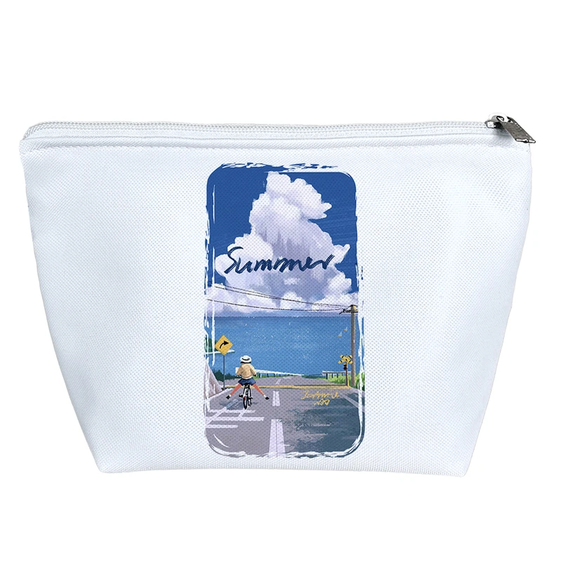 کیف لوازم آرایش دخترانه خندالو مدل ابر تابستانی کد 5617